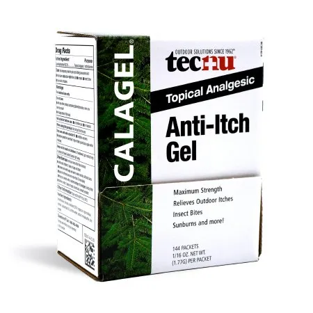Tec Laboratories - Calagel - FG10012 - Itch Relief Calagel 0.15% - 2% - 0.215% Strength Gel 1/32 oz.