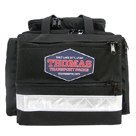 Thomas Transport Packs / EMS - Aeromed Pack - TT894 - Emergency Bag Aeromed Pack Black 11 X 12 X 5 Inch
