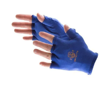 Impacto Protective Products - IMPACTO Glove Liner - 501-00L-SML - Impact Glove IMPACTO Glove Liner Fingerless Small Blue Left Hand