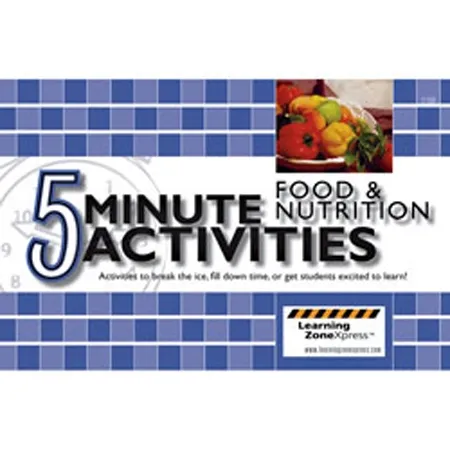 Nasco - WA27903 - Book Nasco 5-Minute Food & Nutrition Activities