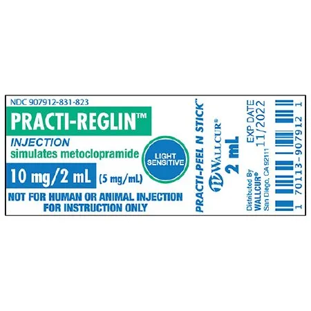 Wallcur - Practi-Reglin - 9922RGL - Training Medication Peel-N-Stick Labels Practi-Reglin