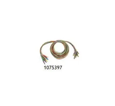 Respironics - 1075397 - Diagnositic Eeg Cable Wires 72 Inch For Use With Eeg Gold Cup Sensors / Electrodes