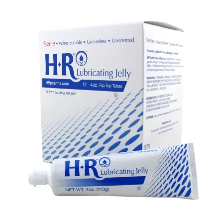 HR Pharmaceuticals - HR - 201 -  Lubricating Jelly  4 oz. Tube Sterile