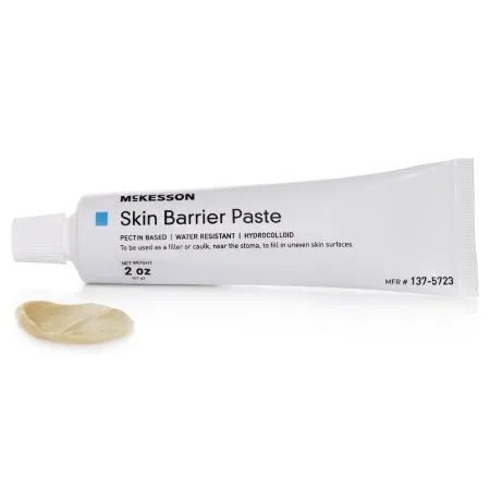 McKesson - 137-5723 - Ostomy Barrier Paste 2 oz. Tube Pectin Based Protective Skin Barrier