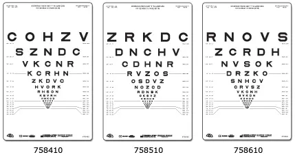 Good-Lite - 758410 - Eye Chart Good-lite 26 Inch Distance Acuity Test
