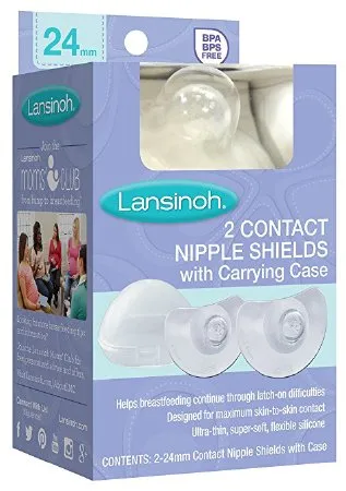Emerson Healthcare - 70171 - Nipple Shield Lansinoh® 24 Mm Silicone Reusable