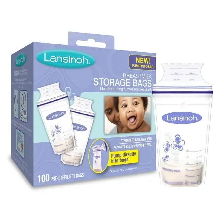 Emerson Healthcare - Lansinoh - 20473 - Breast Milk Storage Bag Lansinoh 6 Oz.