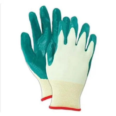 Fisher Scientific - Showa Nitri-Flex Lite - 19050283C - Utility Glove Showa Nitri-Flex Lite Size 9 Nitrile / Nylon Green 9 Inch Knit Cuff NonSterile