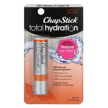 Glaxo Consumer Products - ChapstickTotal Hydration - 30573194412 - Lip Balm Chapsticktotal Hydration 0.12 Oz. Tube