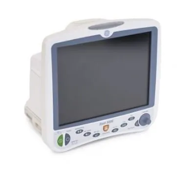 Auxo Medical - Dash 5000 - AM-GE-DASH5000-CO2 - Refurbished Vital Signs Monitor Dash 5000 Gas And Monitor Vitals Type Co2, Ecg, Nibp, Respiratory, Spo2, Temperature Ac Power / Battery Operated