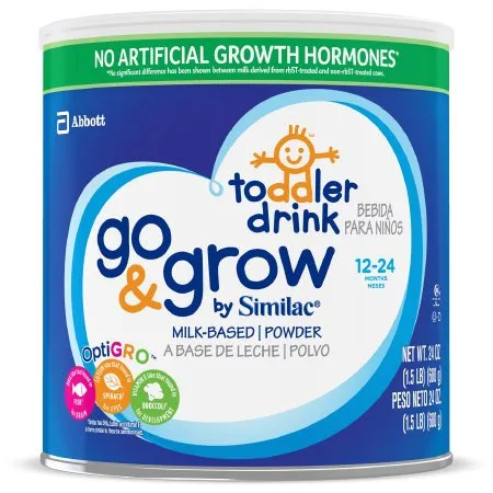 Abbott - 67010 - Nutrition Similac go & grow milk based formula powder 24 ounces 2,850 calories per can, replaces item 5264782.