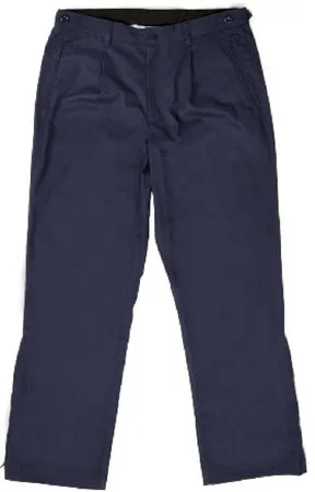 Narrative Apparel - MPPWZ1703 - Pants Authored® Single Pleat 42 X 32 Inch Navy Blue Male