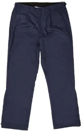 Narrative Apparel - MPPWZ2403 - Pants Authored® Single Pleat 46 X 34 Inch Navy Blue Male
