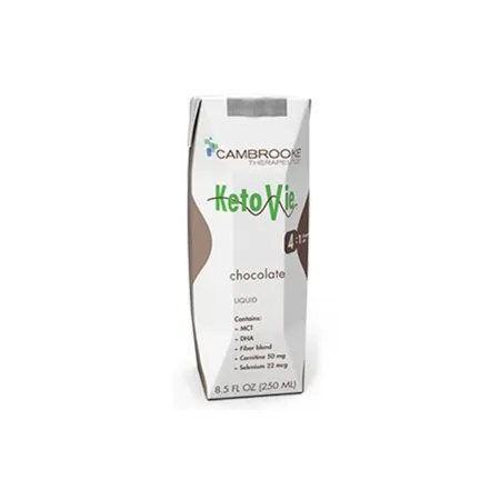 Cambrooke Therapeutics - KetoVie 4:1 - 50103 - Oral Supplement KetoVie 4:1 Chocolate Flavor Liquid 8.5 oz. Carton