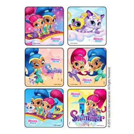 Medibadge - Kids Love Stickers - 1617P - Kids Love Stickers 75 Per Pack Shimmer Shine Sticker 2-1/2 Inch
