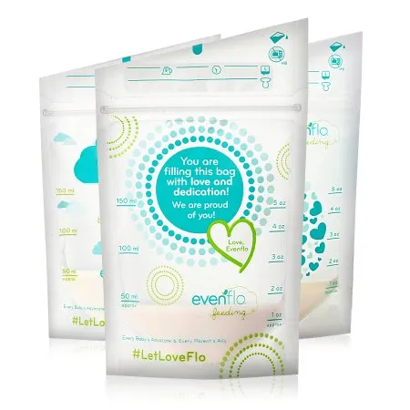 Evenflo - 5242511 - Advanced Breast Milk Storage Bag Advanced 5 oz. Food Grade Material