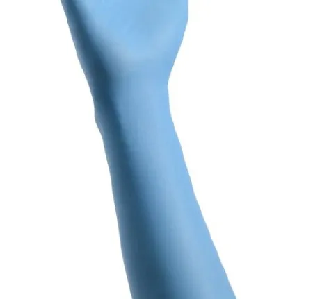 Cardinal - Cardinal Health Decontamination - 88NDS - Exam Glove Cardinal Health Decontamination Small NonSterile Nitrile Extended Cuff Length Fully Textured Blue Chemo Tested