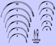 Anchor Products - 1832-3DC - Reverse Cutting Suture Needle Anchor Fistula Type Size 3 Needle Single Use