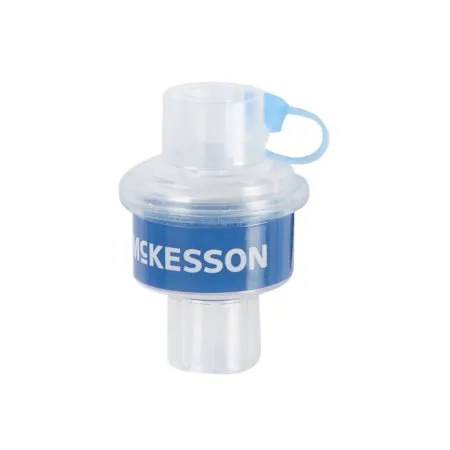 McKesson - 16-6220 - Heat And Moisture Exchanger With Filter Mckesson 29.2 Mg H2o / L @ Vt 500 Ml 2.5 Cm H20 @ 30 Lpm