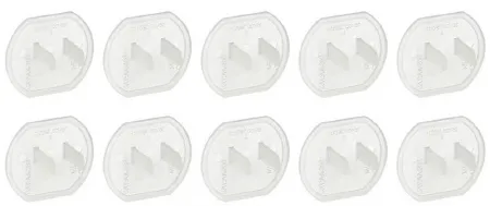 Grainger - 52NY39 - Outlet Safety Cap Clear, Plastic