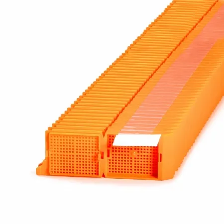 Simport Scientific - M406-11T - Unisette? II Cassette for Automatic Feed Printer with Covers Biopsy Orange 200-bx 5 bx-cs