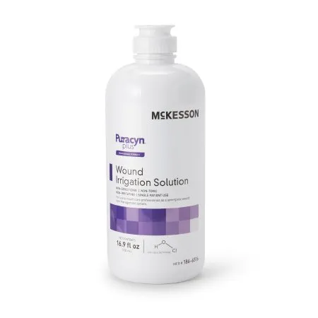 McKesson - From: 186-6516 To: 186-6517 - Puracyn Plus Professional Wound Cleanser Puracyn Plus Professional 16.9 oz. Flip Top Bottle NonSterile Antimicrobial