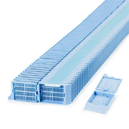 Simport Scientific - M505-6T - Unisette Tissue Cassette 35 Angle Stack Acetal Blue Bulk 1000-cs