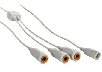 GE Healthcare - 400 Series - 2104178-001 - Temperature Cable 400 Series Single, 0.5ml/1.7 Foot For Use With Temperature Probe