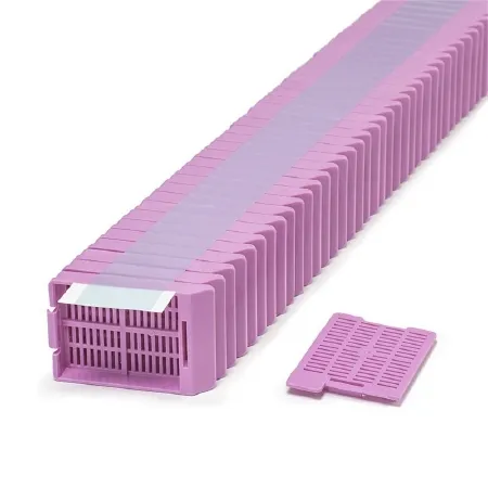 Simport Scientific - M517-10T - Swingsette Tissue Cassette Quickload 45 Angle Stack -Taped- Acetal Lilac Bulk 2000-cs