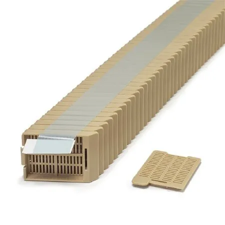 Simport Scientific - M517-8T - Swingsette Tissue Cassette Quickload 45 Angle Stack -Taped- Acetal Tan Bulk 2000-cs