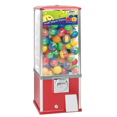 SmileMakers - VMA25 - Toy Dispenser Smilemakers Red / Orange Metal Manual 180 Toy Capsules Countertop
