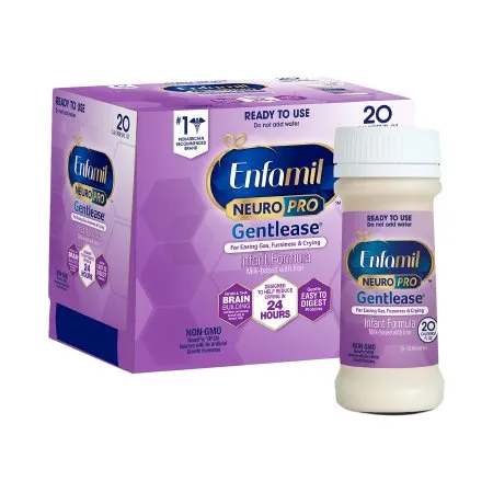 Mead Johnson - Enfamil NeuroPro Gentlease - 898103 -  Infant Formula  2 oz. Bottle Liquid Milk Based Crying / Spitup