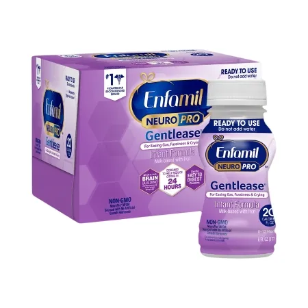 Mead Johnson - Enfamil NeuroPro Gentlease - From: 898001 To: 898103 -  Infant Formula  2 oz. Bottle Liquid Milk Based Crying / Spitup