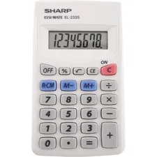 Sharpelect - SHREL233SB - El233Sb Pocket Calculator, 8-Digit Lcd