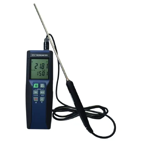 Thermco Products - Thermco Supra Precision - CT376DIG - Datalogging Digital Thermometer Thermco Supra Precision Fahrenheit / Celsius -148° To +752°f (-100° To +400°c) Platinum Rtd Sensor Handheld Battery Operated