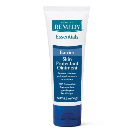 Medline - Remedy Essentials - MSC092B02 - Skin Protectant Remedy Essentials 2 Oz. Tube Unscented Ointment Chg Compatible