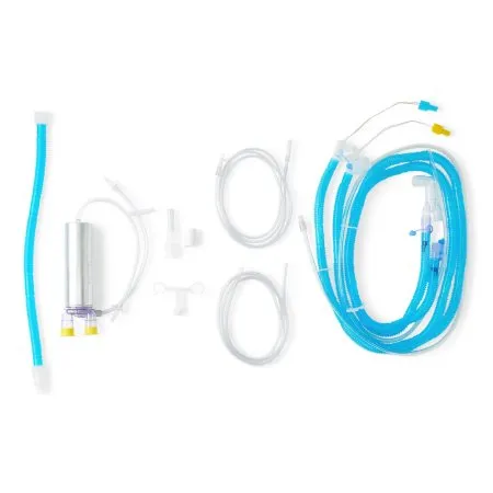 Medline - ConchaSmart - HUD78024KIT - Conchasmart Anesthesia Breathing Circuit Corrugated Tube 60 Inch Tube Dual Limb Pediatric Without Breathing Bag Single Patient Use Heated Circuit