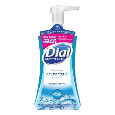 Lagasse - Dial - DIA05401CT -  Antibacterial Soap  Foaming 7.5 oz. Pump Bottle Spring Water Scent