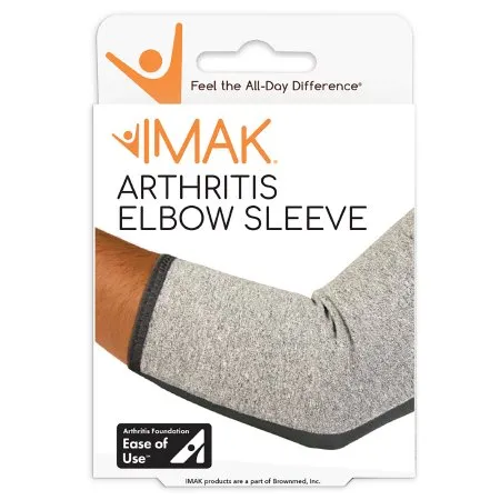 Brownmed - IMAK - From: A20155 To: A20157 -  Imak Compression Arthritis Elbow Sleeve, Small.