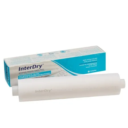 Coloplast - InterDry - 7910 -  Silver Moisture Wicking Fabric  10 X 144 Inch Roll Sterile