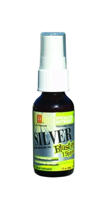L A Naturals - 1131901 - Silver Blaster Oral Spray Plus Oregano