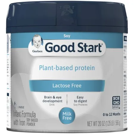 Nestle - Gerber Good Start Gentle Soy - 5000013769 - Infant Formula Gerber Good Start Gentle Soy 20 Oz. Canister Powder Soy Lactose Intolerance