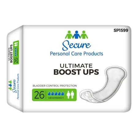 Secure Personal Care Products - SP1599 - TotalDry Ultimate Boost Ups Booster Pad TotalDry Ultimate Boost Ups 16 1/2 Inch Length Moderate Absorbency Polymer Core One Size Fits Most
