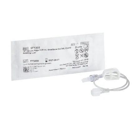 Icu Medical - SF1302 - IV Extension Set Small Bore 12 Inch Tubing