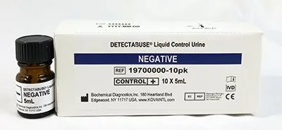 Kova International - 19700000-10PK - Detectabuse Drugs of Abuse Control Detectabuse Urine Negative Level 10 X 5 mL