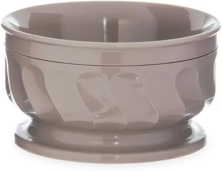 Culinary Depot - Dinex - DX330031 - Pedestal Base Bowl Dinex Latte Single Use Urethane Foam 4.38 Inch Diameter