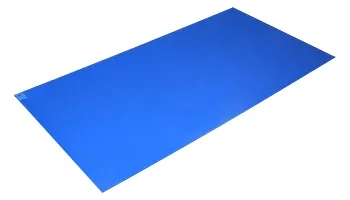 Connecticut Clean Room - Poly Tack - K-111B-WS - Floor Mat Poly Tack 24 X 36 Inch Blue Polyethylene Film