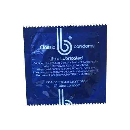 B Holding Group - 01-01-001 - Condom Lubricated One Size Fits Most 1 000 per Case