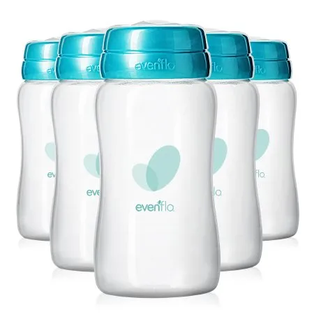 Evenflo - 1286111 - Advanced Breast Milk Collection Bottle Advanced 5 oz. Food Grade Material