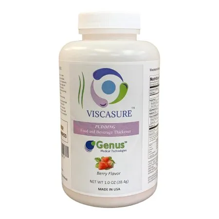 Genus Medical Technologies - Viscasure - 512-2032 - Food And Beverage Thickener Viscasure 7.8 Gram Bottle Berry Flavor Powder Iddsi Level 4 Extremely Thick/Pureed